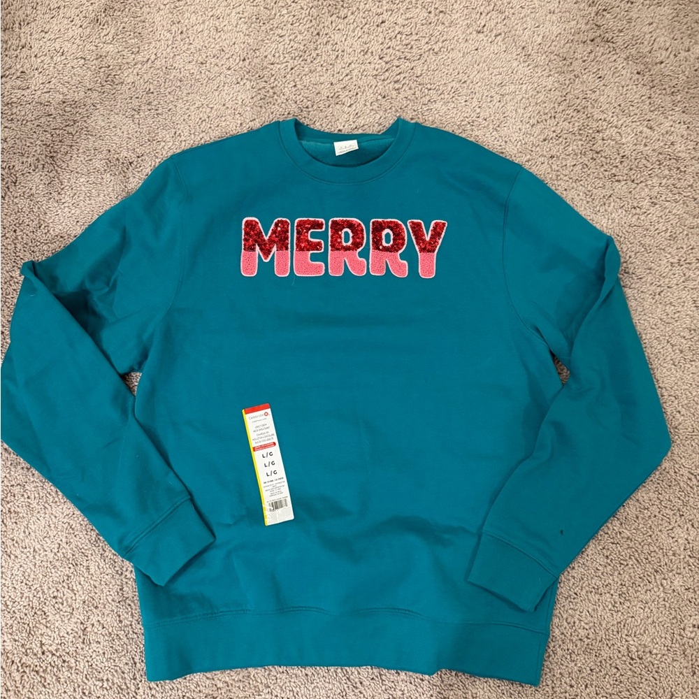 Women’s Teal 'Merry' Sweater
